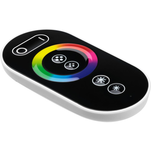 Контроллер для светодиодных лент и модулей RGB-RF-12В-18А-216Вт-IP20, 3 канала, сенсорный пульт, TDM Контроллер для светодиодных лент и модулей RGB-RF-12В-18А-216Вт-IP20, 3 канала, сенсорный пульт, TDM