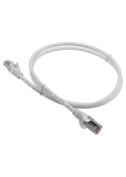 Патч-корд Lanmaster LAN-PC45/S5E-1.0-WH FTP RJ-45 вил.-вилка RJ-45 кат.5E 1м белый LSZH (уп.:1шт)