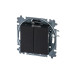 Переключатель 2-кл. СП Levit IP20 антрацит/дым. черн. ABB 2CHH595245A6063 Переключатель 2-кл. СП Levit IP20 антрацит/дым. черн. ABB 2CHH595245A6063