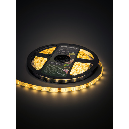 Лента светодиодная SMD2835-60 LED/м-IP65-12 В-4,8 Вт/м-3000 К (5 м) блистер TDM Лента светодиодная SMD2835-60 LED/м-IP65-12 В-4,8 Вт/м-3000 К (5 м) блистер TDM
