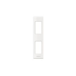 Livinglight Рамка 1+1м верт белая