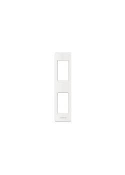 Livinglight Рамка 1+1м верт белая