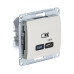 GLOSSA USB РОЗЕТКА тип-C 65Вт высокоскор.заряд. QC, PD, механизм, БЕЖЕВЫЙ GLOSSA USB РОЗЕТКА тип-C 65Вт высокоскор.заряд. QC, PD, механизм, БЕЖЕВЫЙ