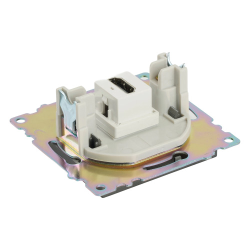 Розетка HDMI 2.1, Type A (механизм), серия Катрин, графит, GLS00-7118-06 Розетка HDMI 2.1, Type A (механизм), серия Катрин, графит, GLS00-7118-06