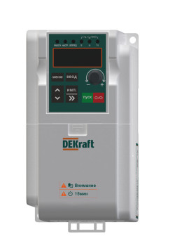 Преобразователь частоты DEKV060-0.75/1.5кВт 3 фазы 380В с торм. модулем