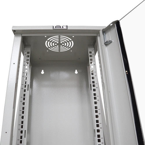 Шкаф коммутационный Lanmaster (TWT-CBW10G-6U-3X3-GY) настенный 6U 312x300мм пер.дв.стекл 30кг серый Шкаф коммутационный Lanmaster (TWT-CBW10G-6U-3X3-GY) настенный 6U 312x300мм пер.дв.стекл 30кг серый