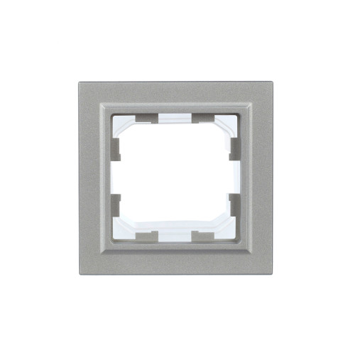 BRITE Рамка 1-местная IP44 РУ-1-БрА-44 алюминий IEK