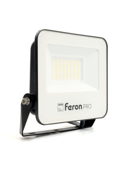 Светодиодный прожектор Feron.PRO LL-1000 IP65 30W 6400K черный