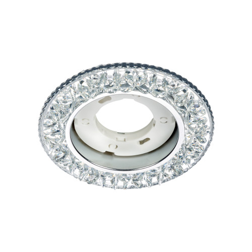 Светильник встраиваемый СВ 03-09 GX53 230В LED подсветка 5 Вт зеркальный/хром TDM Светильник встраиваемый СВ 03-09 GX53 230В LED подсветка 5 Вт зеркальный/хром TDM