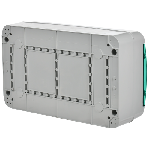 TEKFOR Корпус пластиковый КМПн-18 IP65 зеленая прозрачная дверь IEK