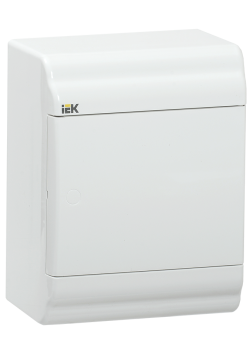 PRIME Корпус пластиковый ЩРН-П-4 модуля навесной белый/белая дверь IP41 IEK