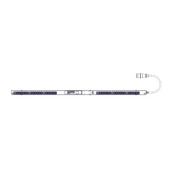 БРП Uniprom, управляемый, 0U, 240В, 1Ф, 32A, 36xC13 6xC19, 3м кабель, IEC309