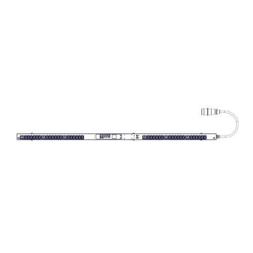 БРП Uniprom, управляемый, 0U, 240В, 1Ф, 32A, 36xC13 6xC19, 3м кабель, IEC309