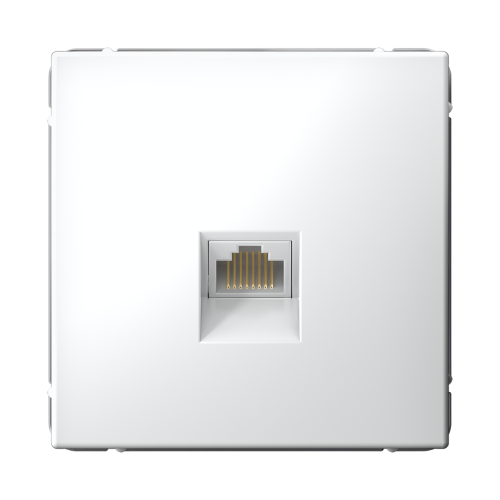 ARTGALLERY РОЗЕТКА компьютерная RJ45, кат. 5е, механизм, БЕЛЫЙ