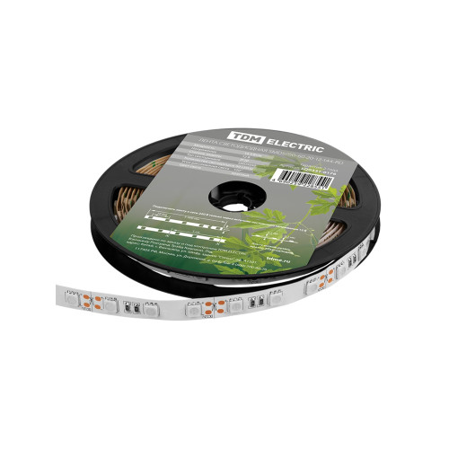 Лента светодиодная SMD5050-60-20-12-144-RD 60LED/м, IP20, 12В, 14,4Вт, красный, (У) TDM Лента светодиодная SMD5050-60-20-12-144-RD 60LED/м, IP20, 12В, 14,4Вт, красный, (У) TDM