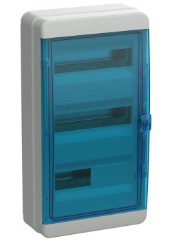 Корпус пластиковый КМПн-36 IP65 син. прозр. дверь TEKFOR IEK TF5-KP72-N-36-65-K03-K07