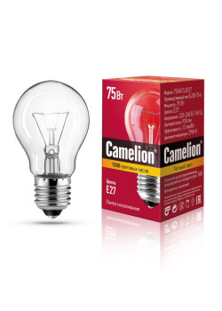 Лампа накаливания A CL 75Вт E27 220-240В Camelion 7278