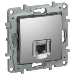 IEKETIKA Розетка компьютерная RJ45 категория 6 UTP 6724531 алюминий IEK