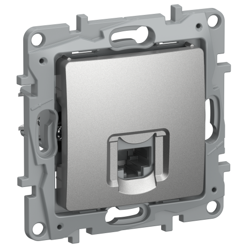 IEKETIKA Розетка компьютерная RJ45 категория 6 UTP 6724531 алюминий IEK