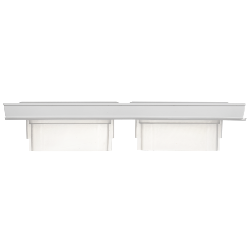 BRITE Рамка 2-местная IP44 РУ-2-БрАБ-44 арктический белый IEK