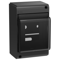 UNION Mini Корпус пластиковый КМПн-4 IP30 черный IEK