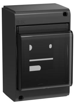 UNION Mini Корпус пластиковый КМПн-4 IP30 черный IEK