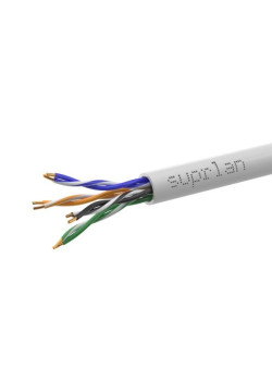 Кабель витая пара U/UTP кат.5E 4х2х24AWG solid CU PVC Standart (м) SUPRLAN 01-0328-9