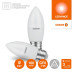 Лампа светодиодная LED G4 Value LVCLB100 12W/940 CRI95 12Вт 4000К 1200лм свеча матов. E27 170-250В OSRAM 4099854308789