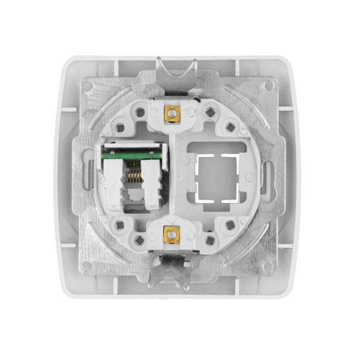 Розетка компьютерная RJ45 белая Розетка компьютерная RJ45 белая