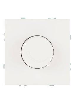 Выключатель диммирующий (механизм), STEKKER, 250В, 500W, серия Эмили, RSW10-5106-01, белый фарфор, soft touch