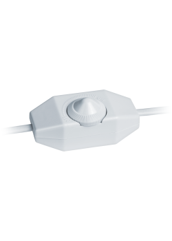 Шнур 61 602 NPS-FS02-170-2х0.5-WH 1.7м с диммир. выкл. бел. Navigator 61602