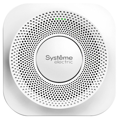 Датчик влажности, температуры, качества воздуха комнатный SystemeComf CO₂ PM2.5 TVOC RS-485 Modbus ⎓24В