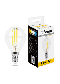 Лампа светодиодная Feron LB-509 Шарик E14 9W 230V 2700K