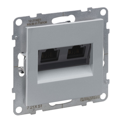 SUNO Роз.2хRJ45 Cat5e UTP АЛЮ