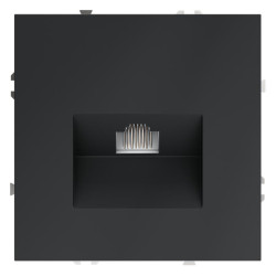 Розетка компьютерная 1-м СП S70 RJ45 кат.6 механизм графит Voltum VLS060107