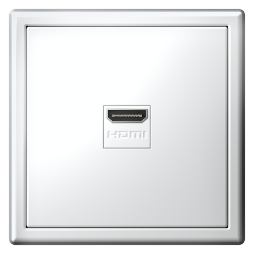 ARTGALLERY РОЗЕТКА HDMI, механизм, БЕЛЫЙ