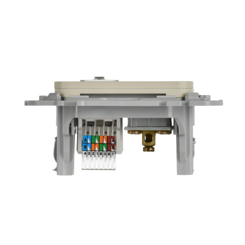 FLITE Розетка 2-местная RJ45/TV категория 5Е UTP РКТВ5е-2-0-ФлСл сливочный IEK