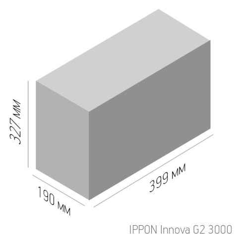 Источник бесперебойного питания Ippon Innova G2 3kVA 2700Вт 3000ВА черный Источник бесперебойного питания Ippon Innova G2 3kVA 2700Вт 3000ВА черный