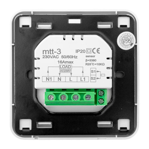 Термостат для теплых полов механический mtt-3 белый 16 A 230В EKF Термостат для теплых полов механический mtt-3 белый 16 A 230В EKF