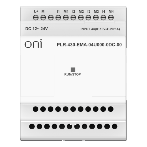 ПЛК 430 Модуль расширения входов выходов 4 UI (0-20 мА/0-10 В) 24В DC ONI