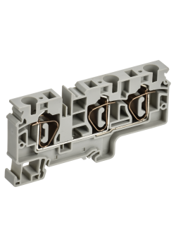 ARMAFIX Клемма пружинная CX10-3 10мм2 трехконтактная серая IEK