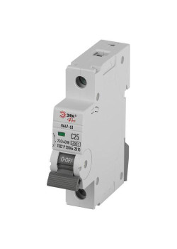 Выключатель автоматический 1п C 25А 4.5кА ВА47-63 PRO ЭРА Б0059409