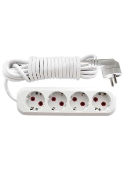 Удлинитель 4х5м с заземл. 10А IP20 У10-555 ПВС 3х0.75 UNIVersal 555-05