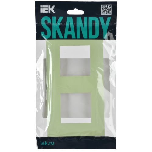 SKANDY Рамка 2-местная SK-F02M мятный IEK SKANDY Рамка 2-местная SK-F02M мятный IEK
