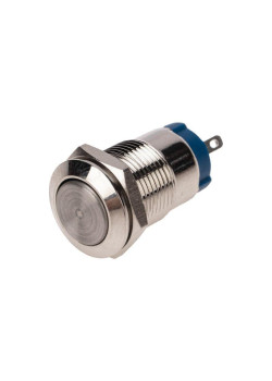 Кнопка антивандальная d12 Фикс (2с) OFF-ON выпуклая (A12-B2) Rexant 36-3152