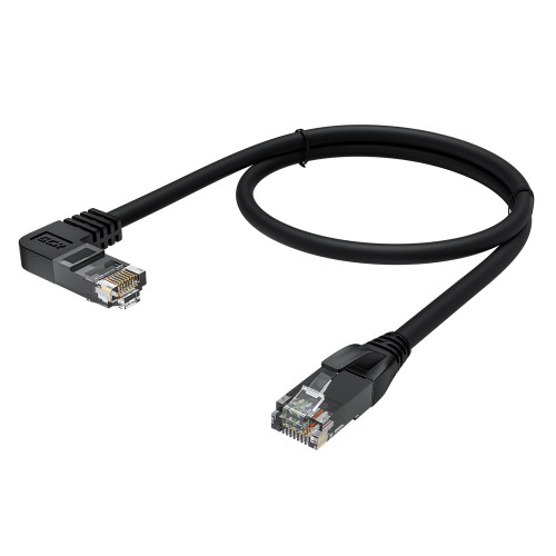 Greenconnect RJ45(m) - RJ45(m) Cat. 5e 1м чёрный