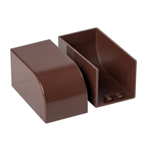 Заглушка (25x25) (4 шт) темн. дерево EKF-Plast Заглушка (25x25) (4 шт) темн. дерево EKF-Plast