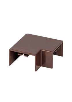 Поворот 90 гр. (25x16) (4 шт) темн. дерево EKF-Plast