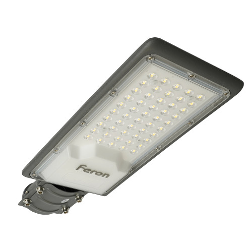 Светодиодный уличный консольный светильник Feron SP3031 30W 6400K 230V, серый Светодиодный уличный консольный светильник Feron SP3031 30W 6400K 230V, серый