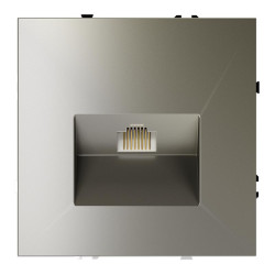 Розетка компьютерная 1-м СП S70 RJ45 кат.6 механизм шелк Voltum VLS060104